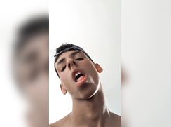 hot cute latino cum #3