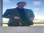 Hot guy jerking off at work in public gay tube