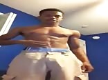 Hot guy strips jerks and shoots his load 