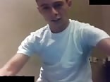 Hot handsome cute boy jerks off(no cum)