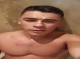 Hot Jack Off Hits Face 3 Times, Then JO's Again