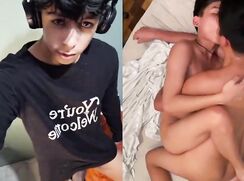 Hot Latino with incredible black dick