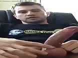 Hot masturbator eats his cum