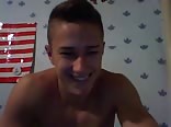 Hot smooth boy wank on cam