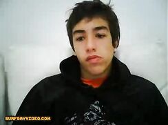 Hot teen boy with braces