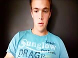 Hot teen boys porn jerks off in bed