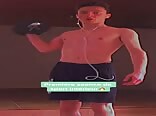 Hot teen doing some workout gay tube