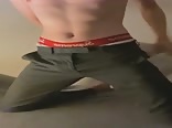 Hot twink porn jerking off cums and shows ass