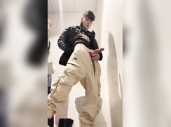 Hot Twink Public Toiler Wank