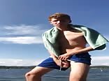 huge boy porn cum outside