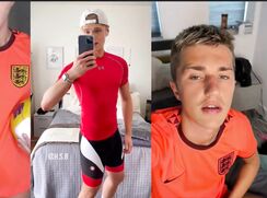 I was so horny at soccer practice this week all I can do is jerk off and cum