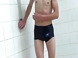 in shower