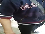 in the street