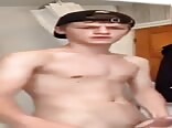 Intense facial expression when shooting his jizz boys porn