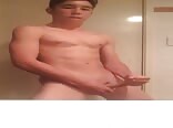 Intense stroke & cum gay porn