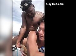 Interracial Beach Bump