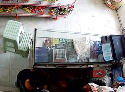 IPCAM- Friends give handjob and blowjob while at work