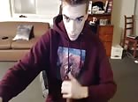 Jacking off in my dorm after long day of classes boys porn