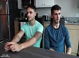 Jackson's Raw Ride Gay Porn hard in the kitchen