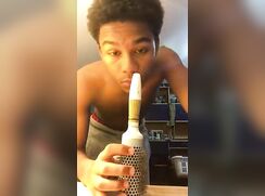 Jamal Sucks sisters Hair Brush like he Sucks his Friend