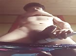 Japanese boy porn having fun with vibrator