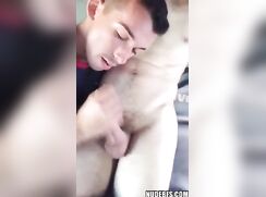 Jerk him off cum