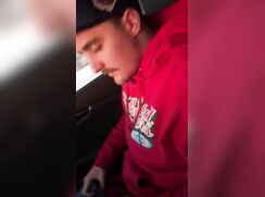 Jerk me off during our roadtrip