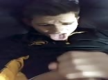Jerk off and cum on face