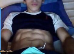 jerk off handsome boy.