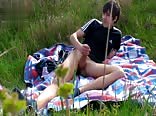 Jerk Off Picnic Teen Boy Porn Outdoors