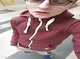 Jerker public caught boys gay porn glasses
