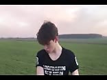 Jerking-off at Sunset