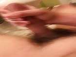 Jerking off before my shower using lube