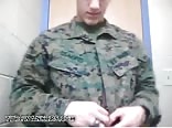 Jerking off in the barracks bathroom gay tube