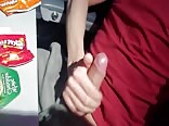 Jerking off Mid-Flight Gay Teen Porn