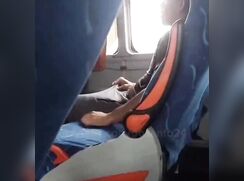 Jerking off on the bus