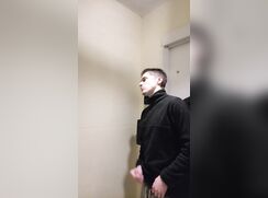 Jerking off to music in the toilet of a fish restaurant - 06-03-25