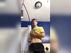 JOCK IN SHOWER WITH HARDON