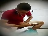 Jock Jerks It In The John Boys Porn