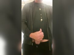 JockDad87 shoots his load of jock cum