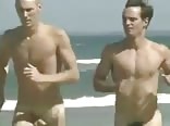 Jogging Along The Beach