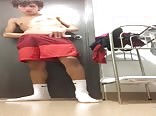 Just before his shower boys porn