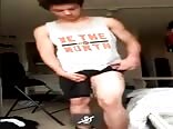 keeping his high tops on boys porn