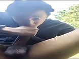Lad sucks own cock & balls boys porn