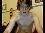 Lanky muscle teen jerks off boys solo gay porn