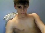 Late night twink porn watches some porn and beats off 