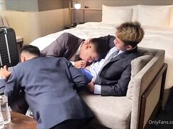Let's Have An Asian Suit Boys Trio Gay Porn Videos