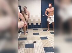 Locker Room Jocks Caught In Showers On Spycam porn
