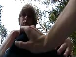 Man Caresses a Pretty Boys Porn Outdoor