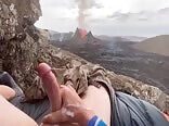 Man explodes with volcano boys porn